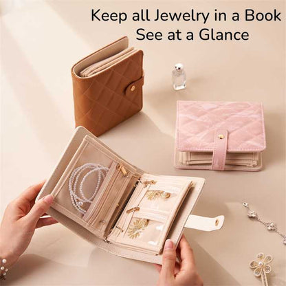 libro de almacenamiento de joyas plegable