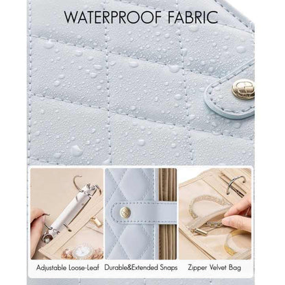 libro de almacenamiento de joyas plegable