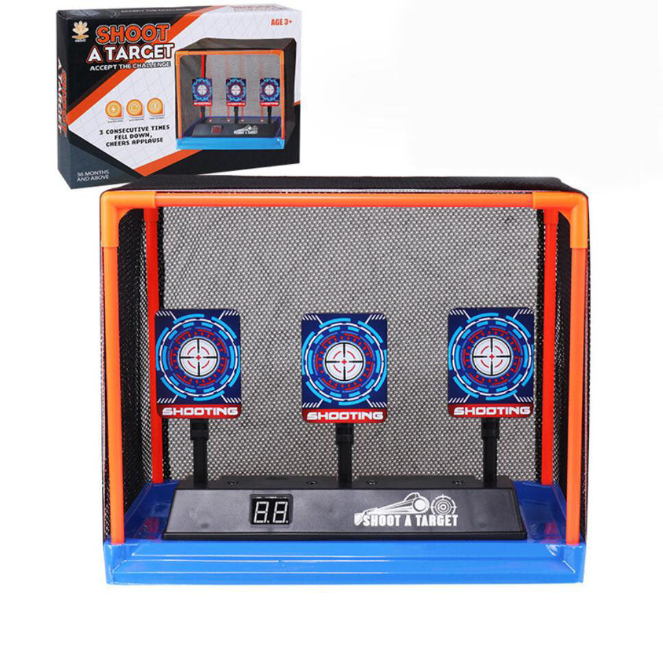 🎯⚡✨ Objetivo de Tiro Eléctrico Digital con Reinicio Automático | Red de Seguridad | Juguete Interactivo para Niños