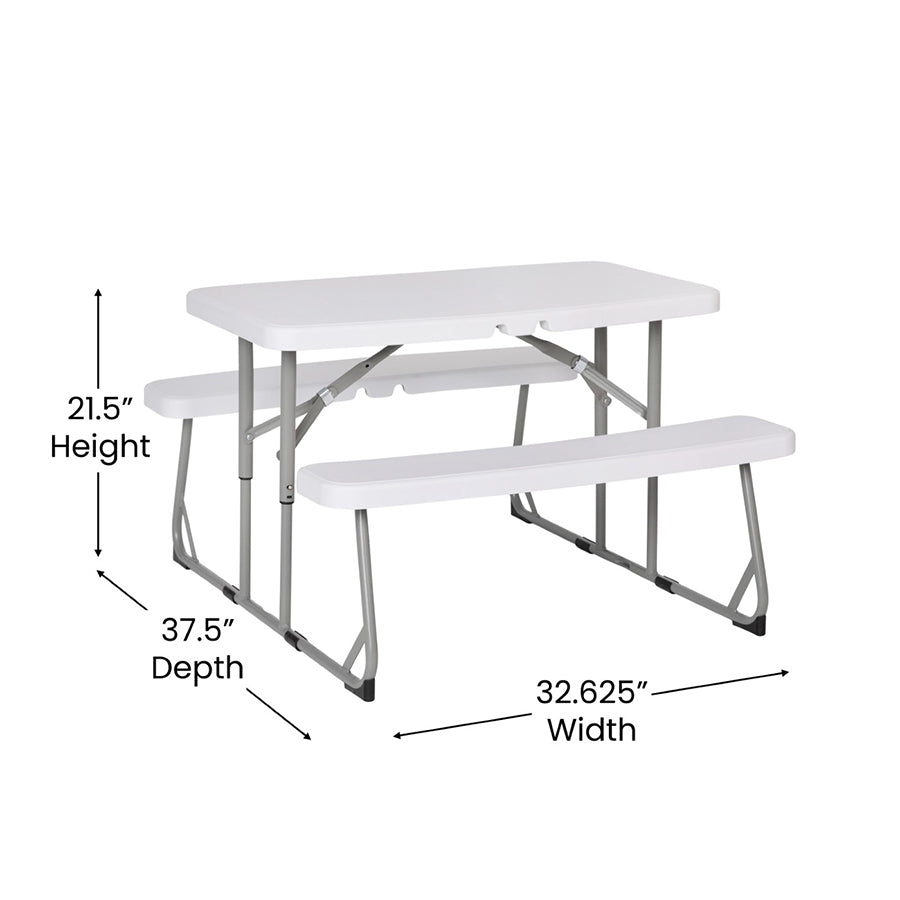 silla de jardín con mesa plegable para niños,