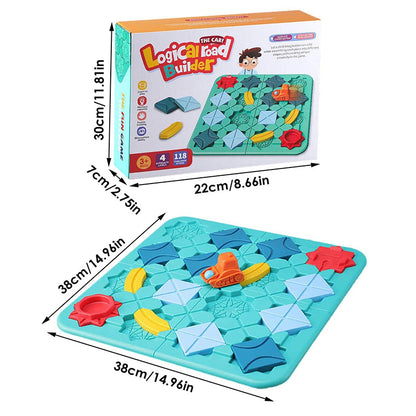 rompecabezas de laberinto con carreteras