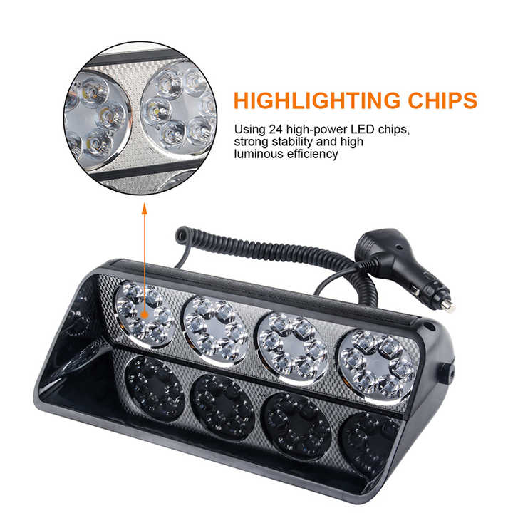 Luces Led de advertencia impermeables IP65 para coche