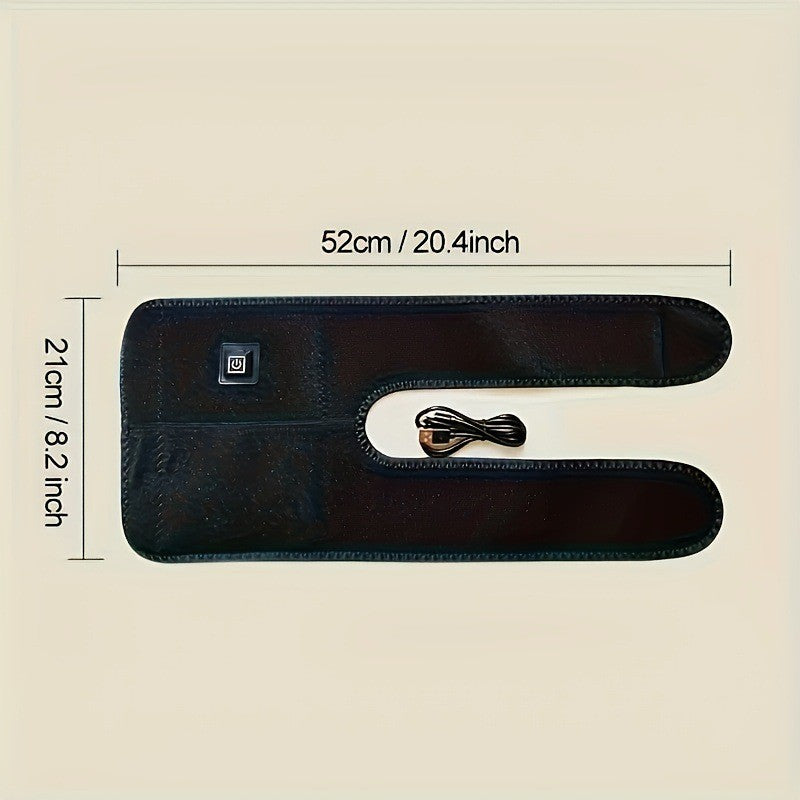 Rodillera Eléctrica Recargable Ajustable — ¡Masaje + Calor Terapéutico!