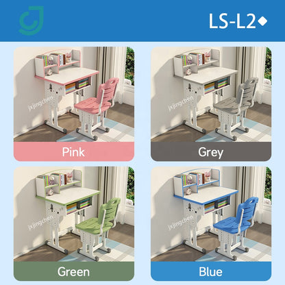 Silla de Escritorio y Estudio de Metal para Niños – Escritorio Elevable Cómodo y Ergonómico para Primaria y Secundaria