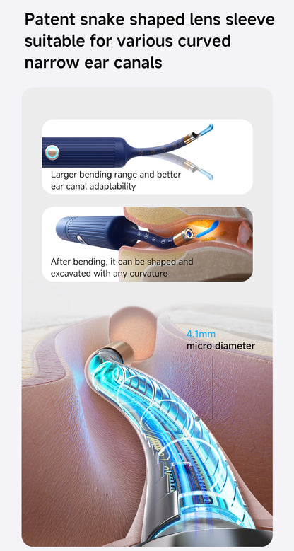 Removedor de Cera de Oídos con Cámara y Luz