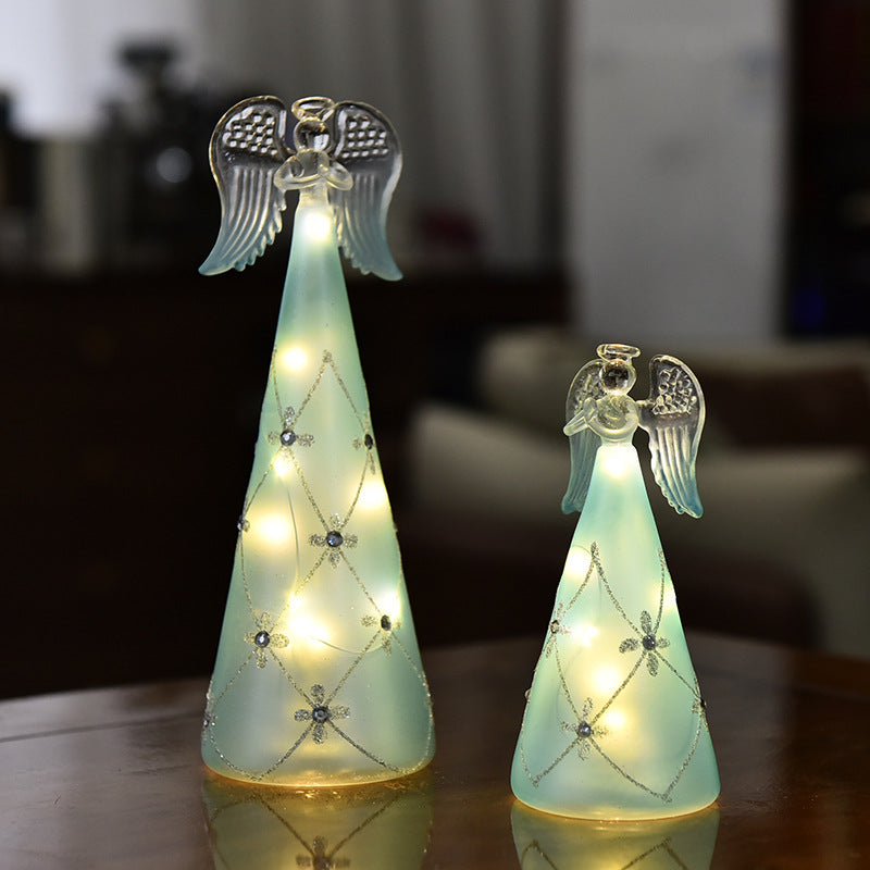 Árbol de Navidad de Cristal con Luz LED
