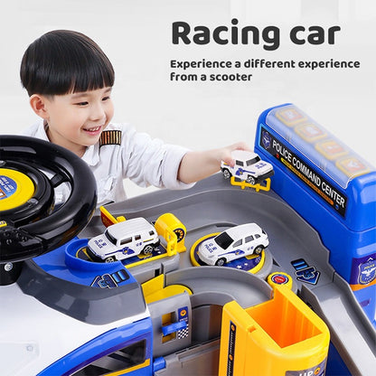 🚗✨ Coche de Juguete Deslizante Multifuncional 2 en 1 | Pista de Carreras RC con Ruedas EVA