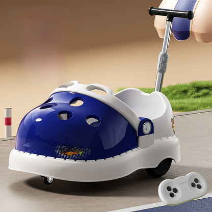 🚗💥✨ Auto de Choque Eléctrico 12V para Niños | Giro 360° con Luces y Control Remoto