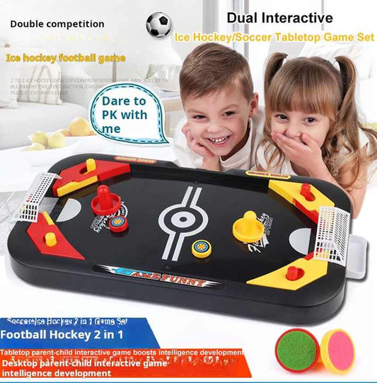Mesa de Juego Interactivo 2 en 1 Portátil – Fútbol y Hockey
