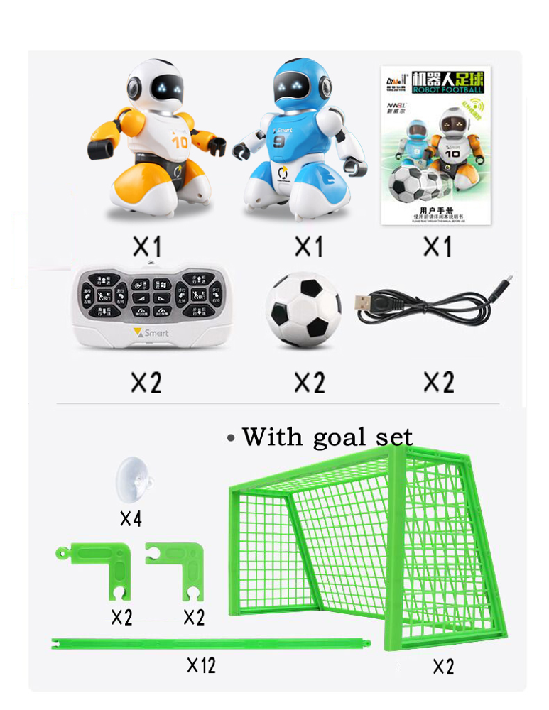 ⚽🤖🔥 Robots Inteligentes de Fútbol RC (Set x2) | Batalla y Juego Deportivo para Niños