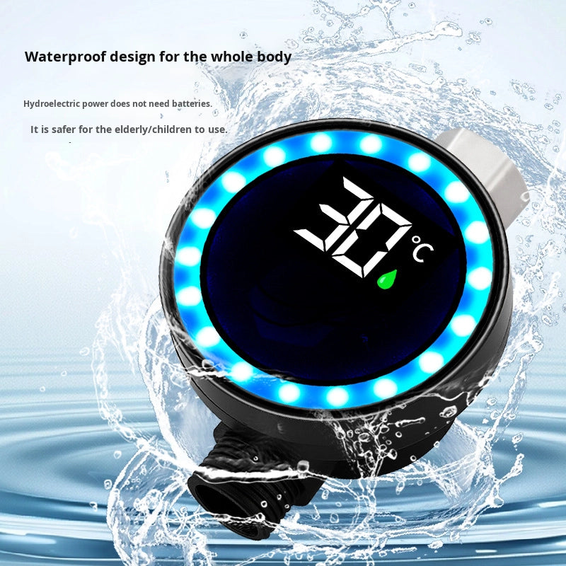 Termómetro de Grifo LED Universal 💡🌡️ | Control Visual de Temperatura para Bebés y Niños