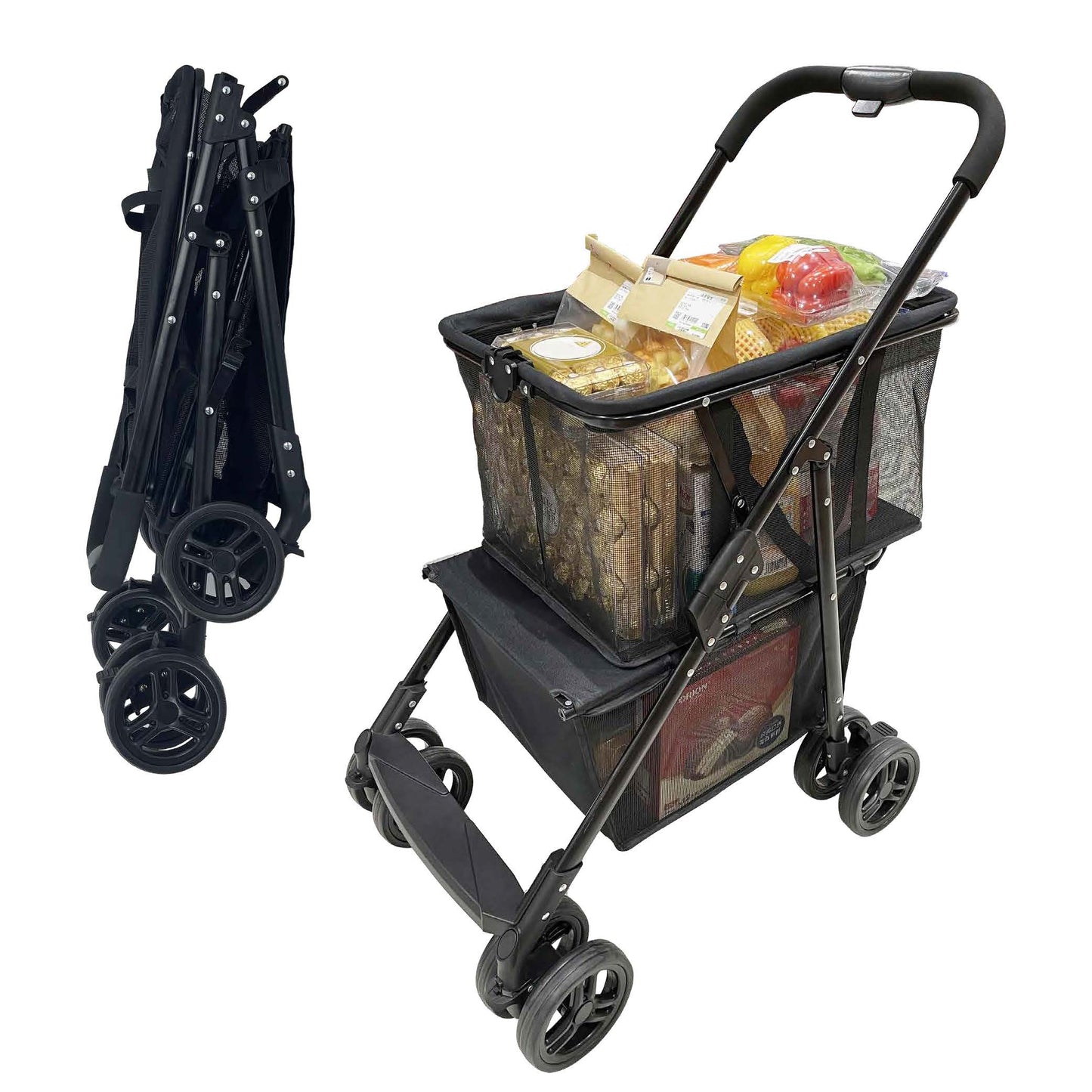 Carrito de Compras Plegable de Lujo