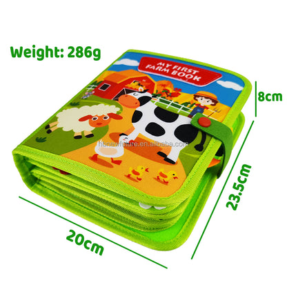 Libro Sensorial Educativo 3D de Granja