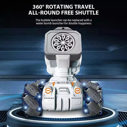 🚗✨🫧 Coche de Juguete RC 2.4GHz con Control por Gestos | Derrapes, Acrobacias 360° y Burbujas 2 en 1