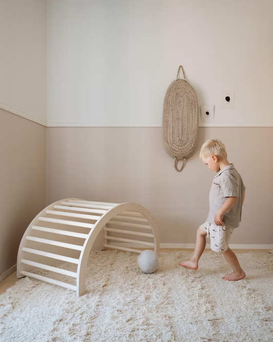 Arco de Escalada Montessori de Madera | Rocker Slide Ramp | Mueble Infantil Educativo