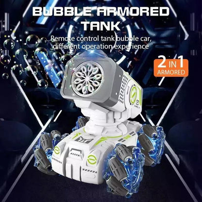 🚗✨🫧 Coche de Juguete RC 2.4GHz con Control por Gestos | Derrapes, Acrobacias 360° y Burbujas 2 en 1