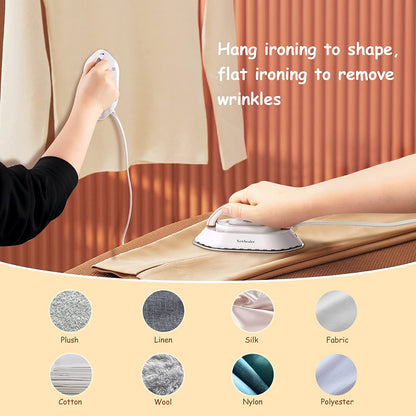 Miniplancha de Ropa Portátil