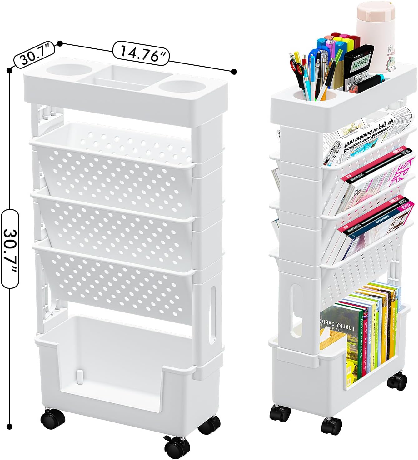 organizador de 5 niveles  oficinas, aulas, estudios o el hogar