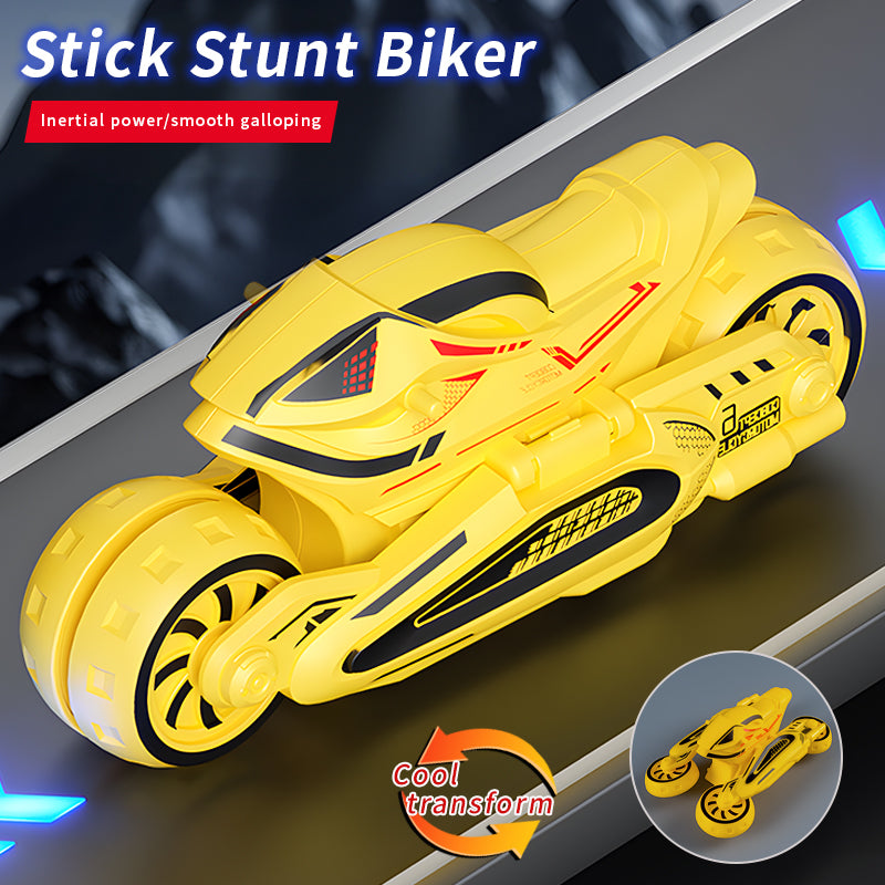 🏍️🔥✨ Motocicleta de Juguete Transformable Stunt para Niños | Vehículo Multifuncional de Inercia | Mini Coche Drifting Infantil