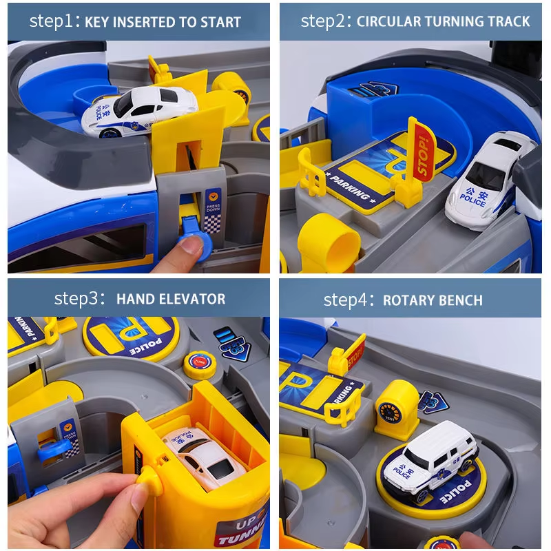 🚗✨ Coche de Juguete Deslizante Multifuncional 2 en 1 | Pista de Carreras RC con Ruedas EVA