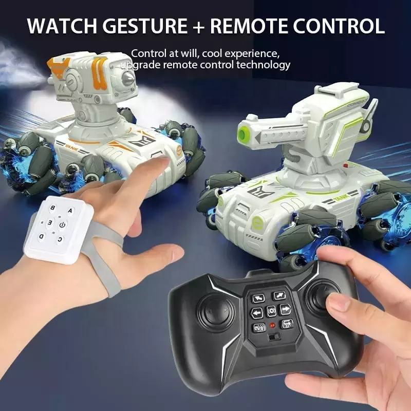 🚗✨🫧 Coche de Juguete RC 2.4GHz con Control por Gestos | Derrapes, Acrobacias 360° y Burbujas 2 en 1