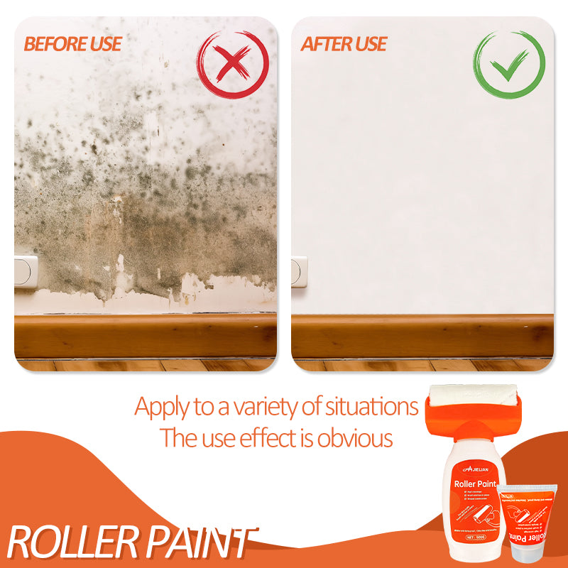 Pintura de Látex con Rodillo de Acabado Brillante