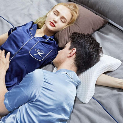 ALMOHADA DE ESPUMA VISCOELÁSTICA TÚNEL – ALMOHADA DE BRAZO CON REBOTE LENTO Y DISEÑO CERVICAL ARQUEADO