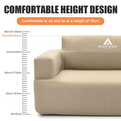 SOFÁ PEREZOSO RESISTENTE AL DESGASTE CON BOMBA DE AIRE INCORPORADA Y REPOSABRAZOS