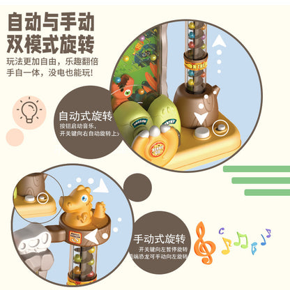 🦖🎯✨ Juego de Pelota de Dinosaurios para Niños | Máquina de Pelotas para Atrapar el Castillo | Juguete Educativo de Entrenamiento de Reacción