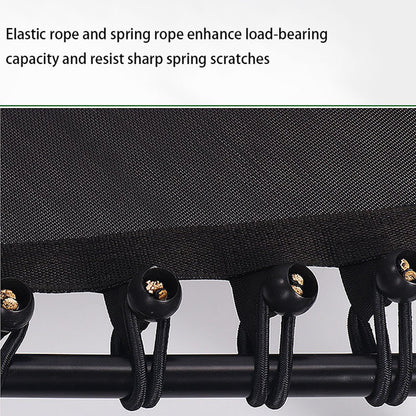 Trampolín Octogonal 120cm con Pasamanos Ajustable | Entrenamiento en Casa, Cuerda Elástica Gruesa, Fitness para Adultos