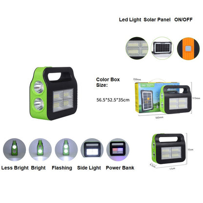Luz LED Solar y USB 200W