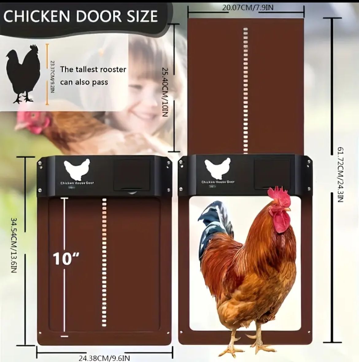 PUERTA AUTOMATICA DE GALLINERO