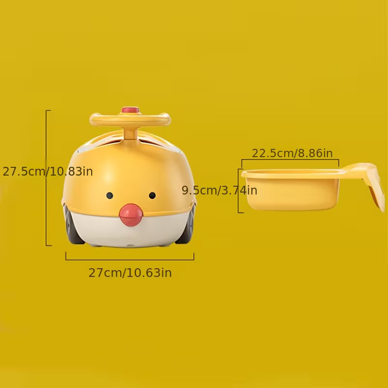 Asiento de Entrenamiento de Inodoro para Niños | Tapa Acolchada Suave y Diseño Portátil