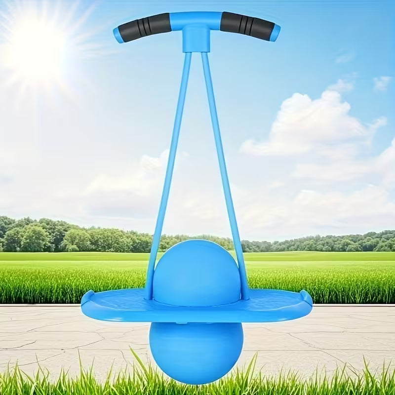 PELOTA DE SALTO ELÁSTICA CON TABLA DE EQUILIBRIO – ENTRETENIMIENTO, FITNESS Y DIVERSIÓN AL AIRE LIBRE
