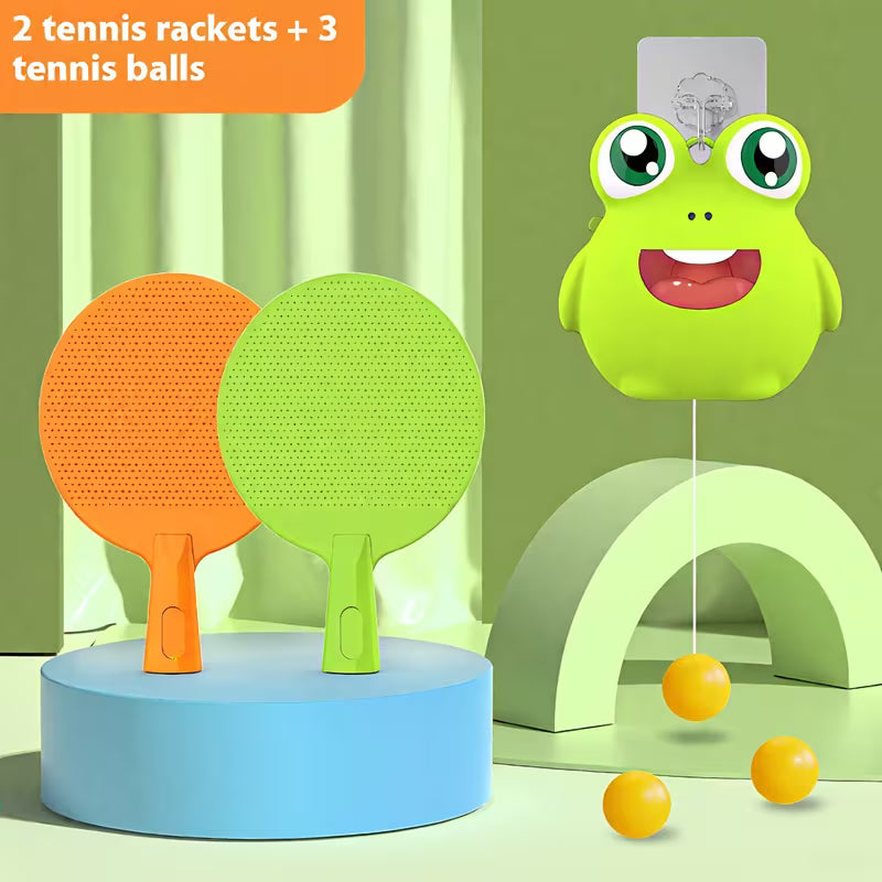 Raqueta de Tenis de Mesa Colgante para Niños | Entrenador de Coordinación Mano-Ojo y Juego Padre-Hijo | Uso en Interiores