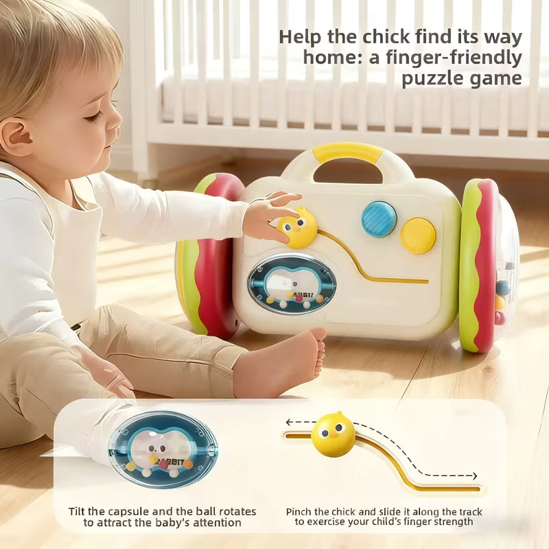 BELEMAR Juguete Multifuncional de Desarrollo para Bebés 🌈🎶 | 8 Actividades Sensoriomotoras para Aprender Jugando (0-5 Años)