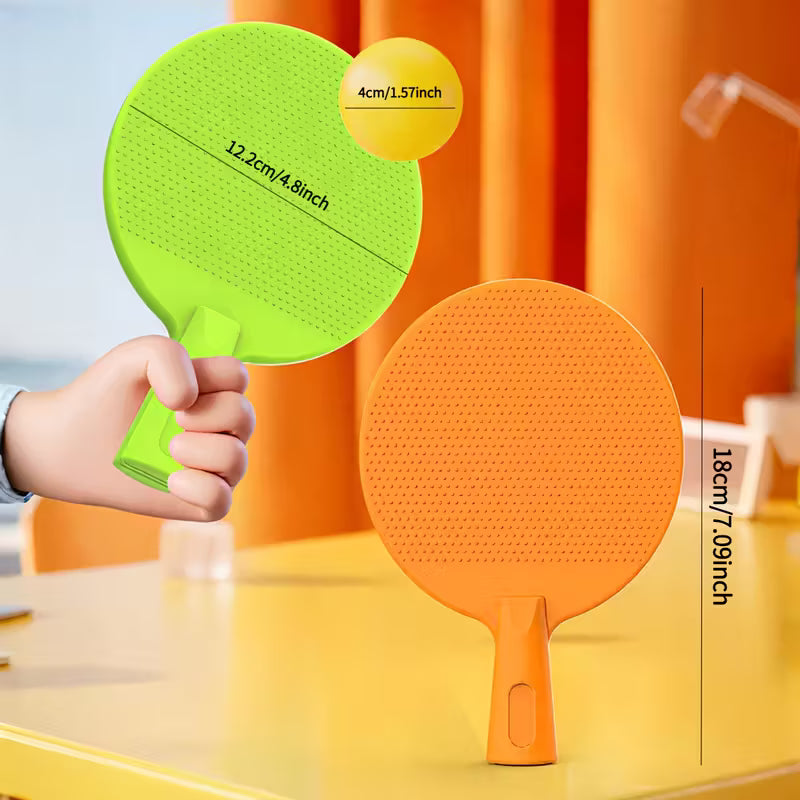 Raqueta de Tenis de Mesa Colgante para Niños | Entrenador de Coordinación Mano-Ojo y Juego Padre-Hijo | Uso en Interiores