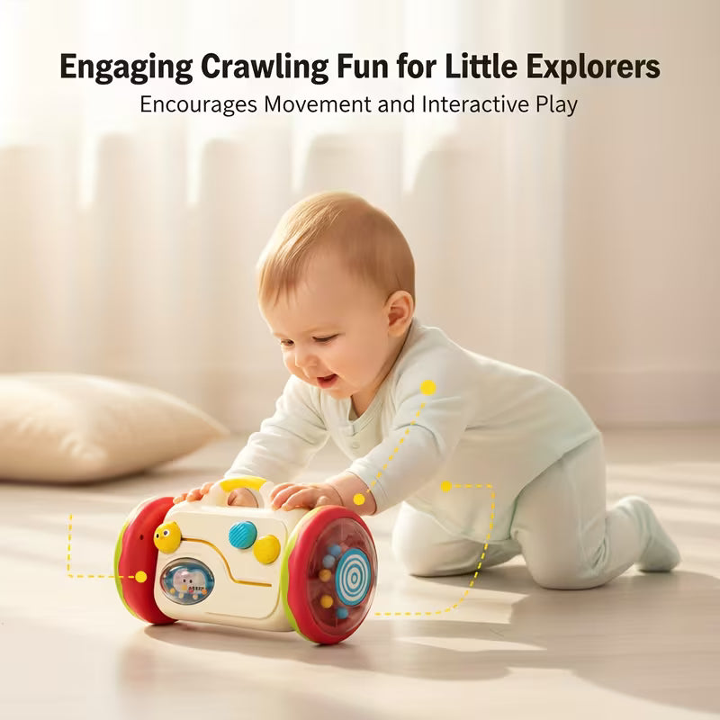 BELEMAR Juguete Multifuncional de Desarrollo para Bebés 🌈🎶 | 8 Actividades Sensoriomotoras para Aprender Jugando (0-5 Años)