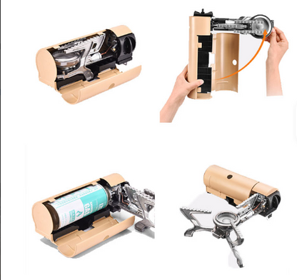 Mini Estufa de Gas Plegable Portátil