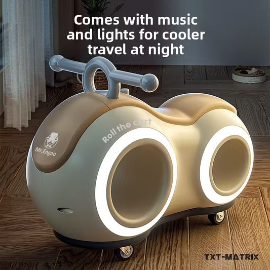 Bicicleta de Bebé de Cuatro Ruedas – Mini Patinete "Cacahuete" para Niños de 1 a 3 Años