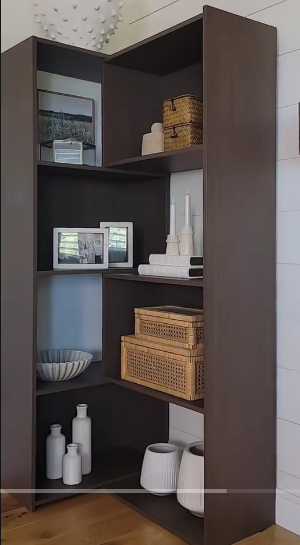 Estantería de Madera Expandible de 4 Niveles