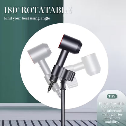 💨🛁✨ Soporte para Secador de Pelo | Compatible con Casi Cualquier Secador | Organización y Comodidad