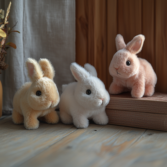 BUNNYTOY MUÑECO CONEJO REALISTICO DE MOVIMIENTO