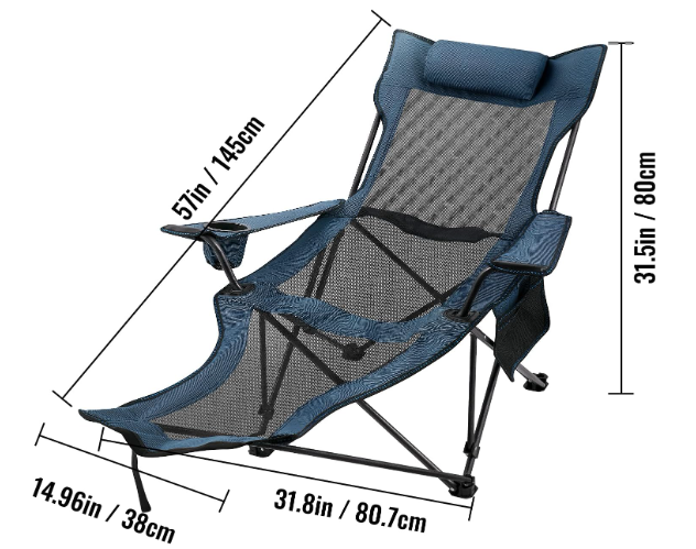 SILLA PLEGABLE RECLINABLE